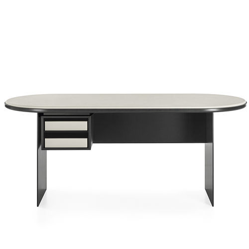 Scrittoio contemporaneo - SENSEI DESK - Gallotti&Radice - in metallo laccato / in legno laccato / in vetro