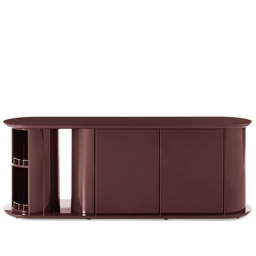 Credenza contemporanea - Hide&amp;Seek Door - Gallotti&Radice - in ottone / in legno laccato brillante / in legno laccato