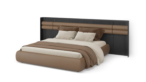 Letto matrimoniale - Sunrise - Gallotti&Radice - contemporaneo / con testiera / in tessuto