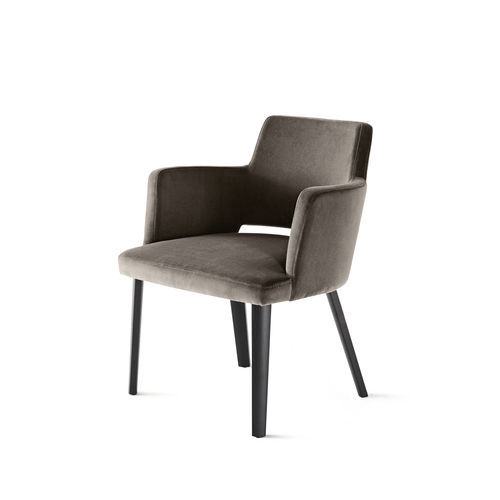 Sedia contemporanea - Thea Queen - Gallotti&Radice - da interno / in tessuto / in pelle
