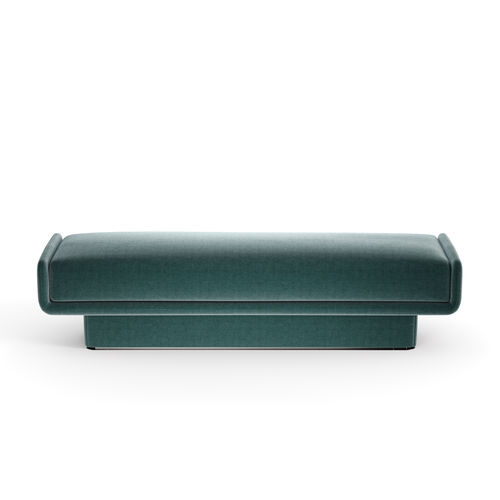Panca fondoletto contemporanea - LILAS - Gallotti&Radice - in tessuto / in pelle / in metallo laccato