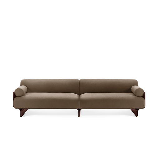Divano modulare - STAMI LOVESEAT - Gallotti&Radice - contemporaneo / in tessuto / in pelle
