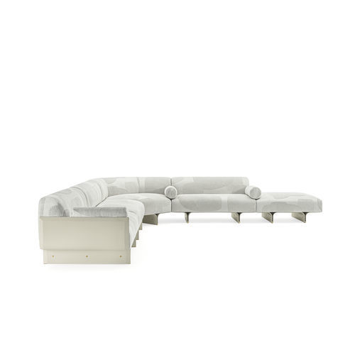 Divano modulare - STAMI SOFA PLUS - Gallotti&Radice - contemporaneo / in tessuto / in pelle
