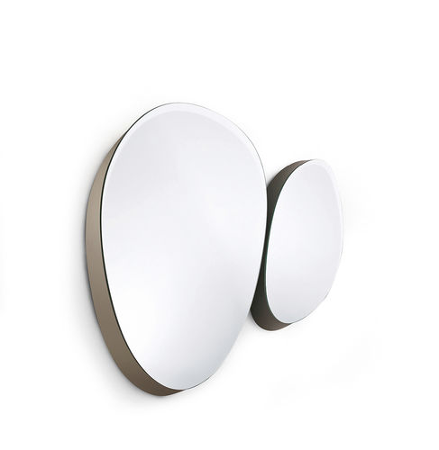 Specchio a muro - ZEISS - Gallotti&Radice - contemporaneo / in legno laccato / beige