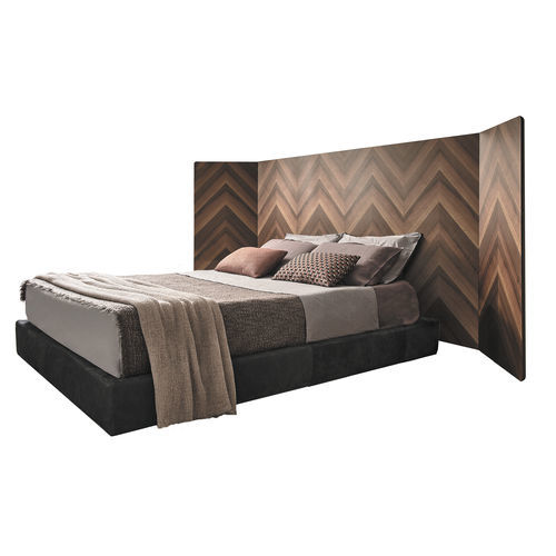 Letto matrimoniale - EVE - Gallotti&Radice - contemporaneo / imbottito / con testiera