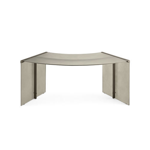 Scrivania da terra - President 50th - Gallotti&Radice - contemporanea / in vetro temprato / curva