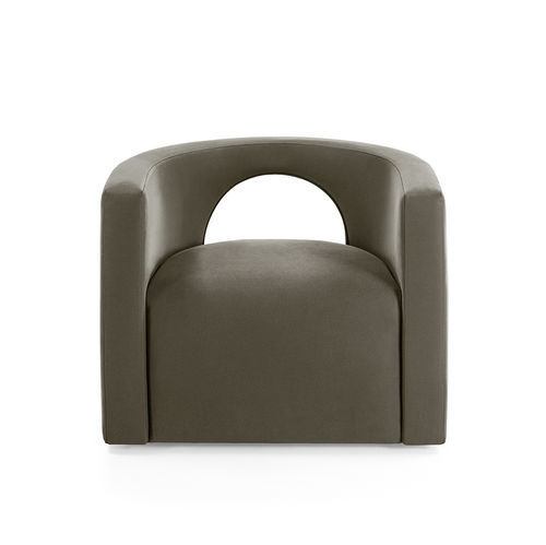 Poltrona contemporanea - H2O Lounge - Gallotti&Radice - in pelle / in tessuto / in legno