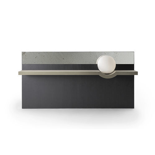 Mensola - STRESA MIRROR - Gallotti&Radice - contemporaneo / in legno / in pelle