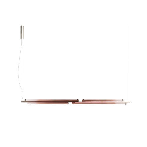 Lampada a sospensione - TRATTO - Gallotti&Radice - in nichel / in cristallo / contemporanea