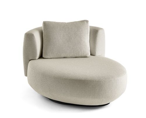Poltrona contemporanea - AUDREY POLTRONA - Gallotti&Radice - in tessuto / in pelle / in legno