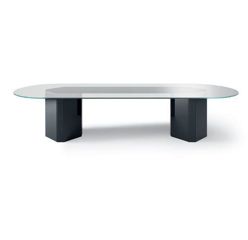 Tavolo moderno - AKIM SYSTEM - Gallotti&Radice - in legno / in vetro / in vetro temprato