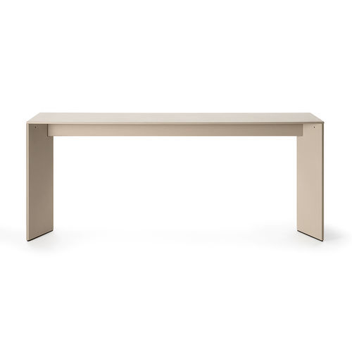 Consolle contemporanea - DOLM - Gallotti&Radice - in legno / in vetro / con supporto in legno