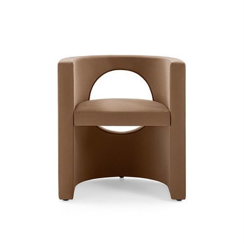 Poltrona contemporanea - H2O - Gallotti&Radice - in pelle / in schiuma di poliuretano / in tessuto