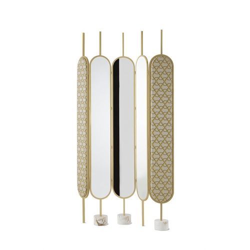 Separatore di spazi in legno - CHLO&Eacute; - Gallotti&Radice - in metallo / in ottone / in marmo