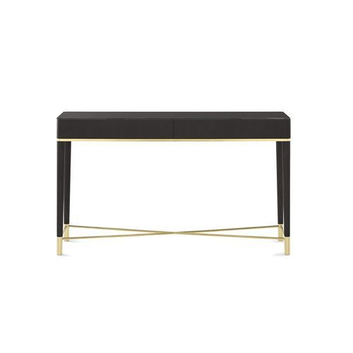 Consolle contemporanea - TAMA - Gallotti&Radice - in vetro temprato / con supporto in frassino / rettangolare