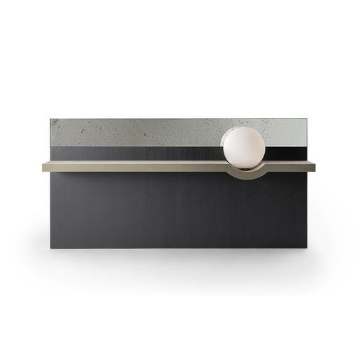 Mensola - STRESA - Gallotti&Radice - contemporaneo / in legno tinto / in cristallo