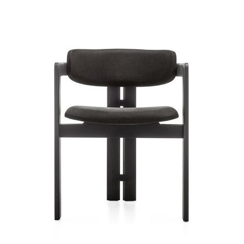 Poltrona contemporanea - 0414 - Gallotti&Radice - in pelle / in schiuma di poliuretano / in tessuto