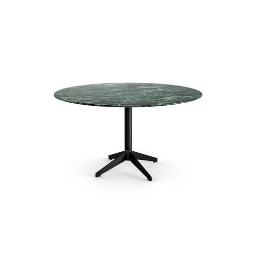 Tavolino basso moderno - ZEN BLACK LOW - Gallotti&Radice - in frassino / con supporto in alluminio / rotondo