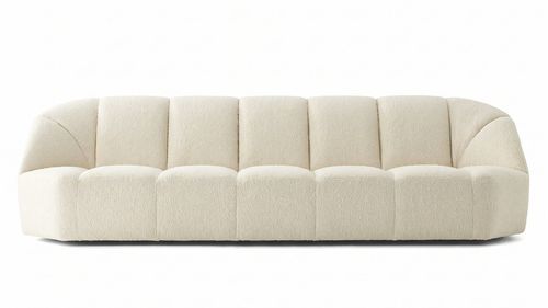 Divano contemporaneo - CLOUD - Gallotti&Radice - in velluto / in pelle / nero