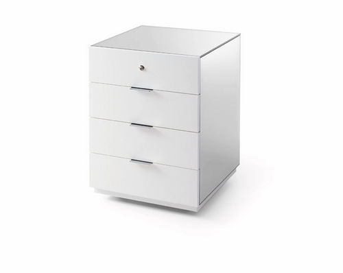 Cassettiera per ufficio in legno - PRESIDENT CASSETTIERA - Gallotti&Radice - 4 cassetti / a chiave