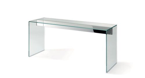 Consolle contemporanea - AIR - Gallotti&Radice - in vetro / in vetro temprato / in acciaio inossidabile