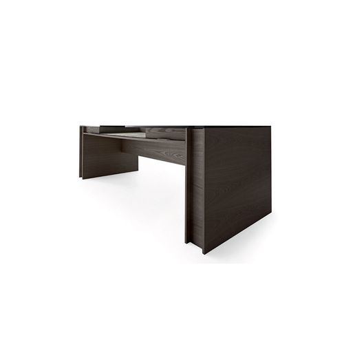Scrivania direzionale - MILANO - Gallotti&Radice - da terra / contemporanea / in vetro