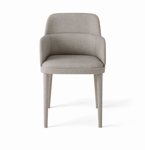 Sedia visitatore contemporanea - JACKIE - Gallotti&Radice - in tessuto / imbottita / contract