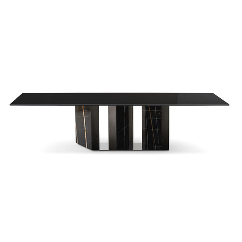 Tavolo da riunione contemporaneo - PLATIUM - Gallotti&Radice - in metallo / in marmo / in cristallo