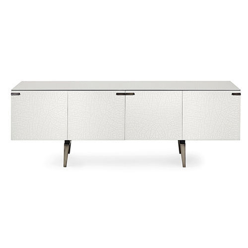 Credenza alta - Pandora craquelé - Gallotti&Radice - contemporanea / in legno / in metallo laccato