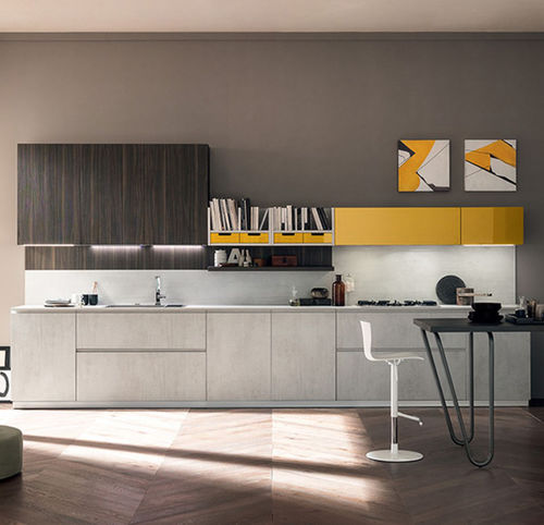 Cucina contemporanea - VOLUMIA - Febal Casa - in legno / a L / a U