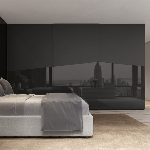 Armadio contemporaneo - SMITH - Febal Casa - in melaminico / a porte scorrevoli / contract