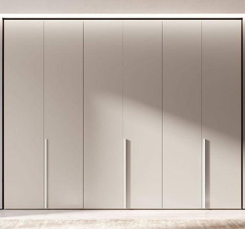 Armadio con fissaggio a muro - BARRET - Febal Casa - contemporaneo / in melaminico / con ante battenti