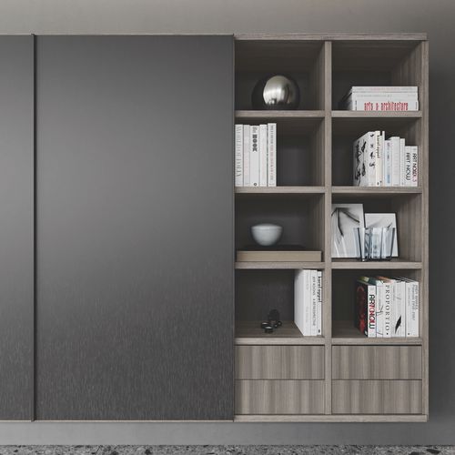Libreria a muro - TRENTA 05 - Febal Casa - modulare / contemporanea / contract
