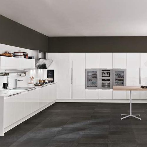 Cucina contemporanea - CHANTAL - Febal Casa - in legno / in vetro / in alluminio