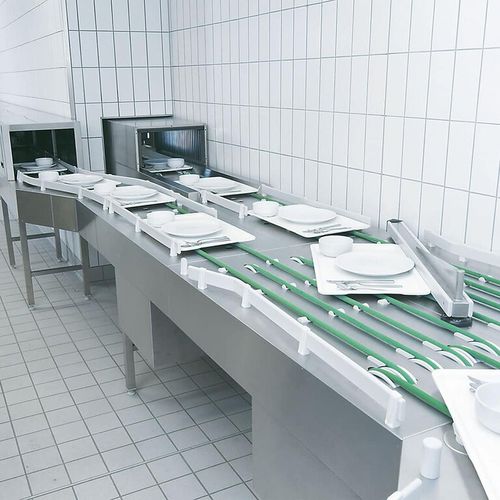 Lavastoviglie a tunnel - TRAY MERGE - MEIKO - per cucina professionale / da appoggio