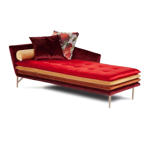 Dormeuse contemporanea - MATER FAMILIAS - caliaitalia - in tessuto / in faggio / in legno compensato