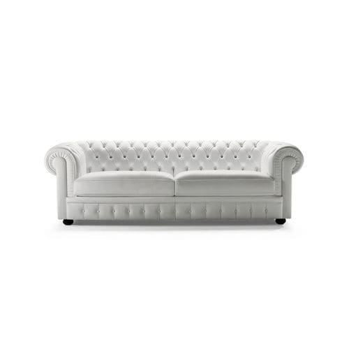 Divano chesterfield - SIR WILLIAM - caliaitalia - in tessuto / in pelle / con braccioli