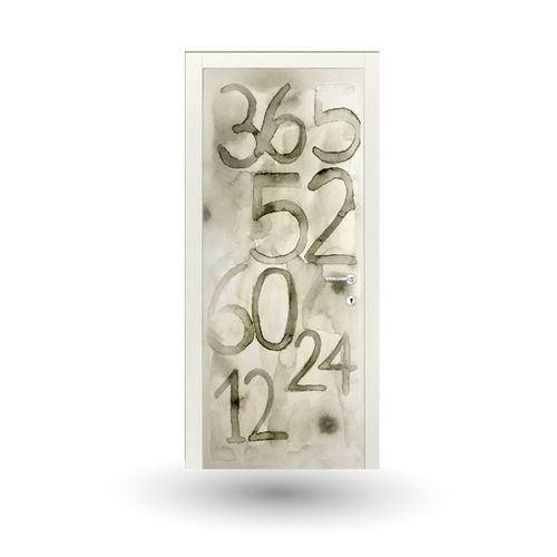 Porta da interno - ART : 107A - GD DORIGO - in legno / battente / senza vetri