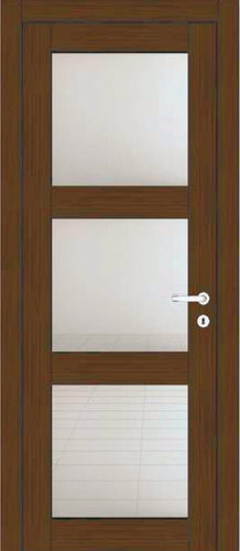 Porta da interno - ORION : 39V3 - GD DORIGO - in legno / battente / semivetrata