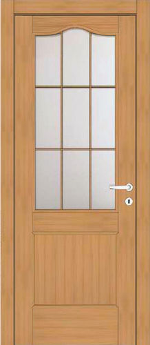Porta da interno - EFFIGES : 60T1 - GD DORIGO - in legno / battente / semivetrata