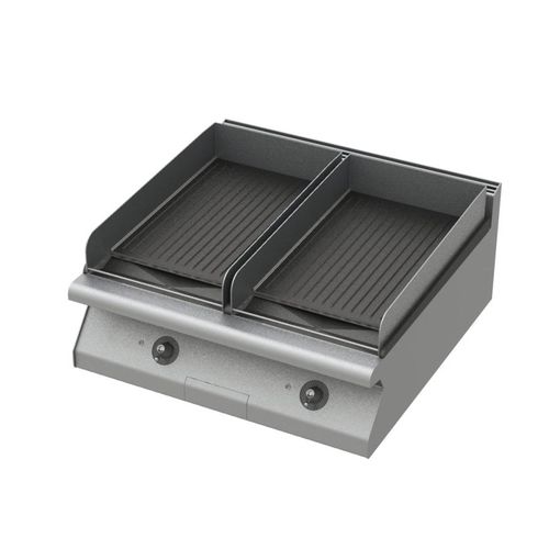 Grill elettrico - GR 2 X 20 E / UPPER ELEMENT - RC8 - ROSINOX - da incasso / professionale / in acciaio inossidabile