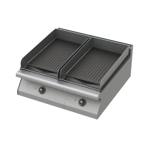 Grill a gas - GR 2 X 20 G / UPPER ELEMENT - RC8 - ROSINOX - da incasso / professionale / in acciaio inossidabile