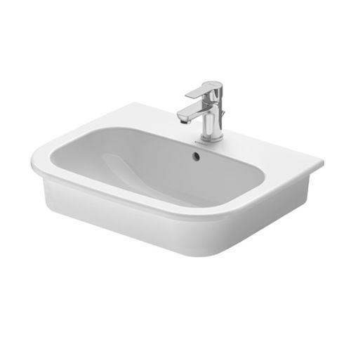 Lavabo da appoggio - 033754 - DURAVIT - in ceramica / lucido / rettangolare