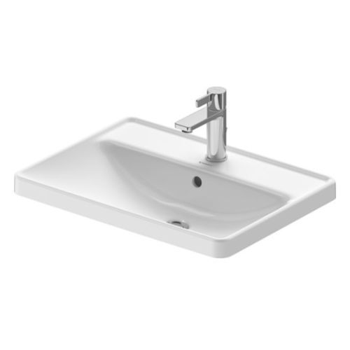 Lavabo da appoggio - 035760 - DURAVIT - in ceramica / lucido / rettangolare