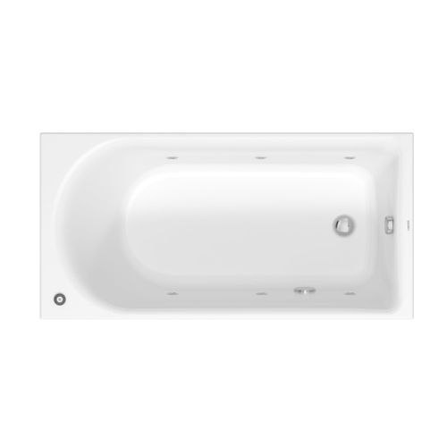 Vasca da bagno per ambiente abitativo - 760471 - DURAVIT - in acrilico / contemporanea / idromassaggio