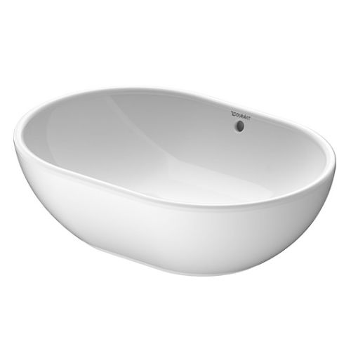 Lavabo da appoggio - 033550 - DURAVIT - in ceramica / lucido / ovale