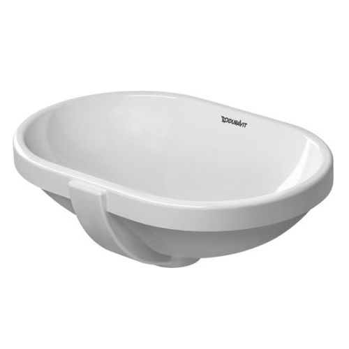 Lavabo sottopiano - 033643 - DURAVIT - in ceramica / lucido / ovale
