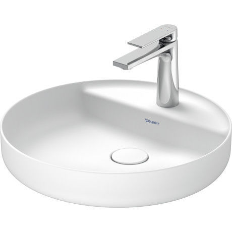 Lavabo da appoggio - 266246 - DURAVIT - in ceramica / lucido / rotondo