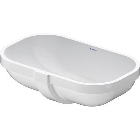 Lavabo sottopiano - 033849 - DURAVIT - in ceramica / lucido / ovale
