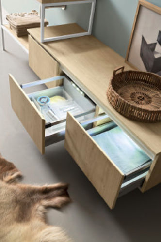 Mobile da bagno contemporaneo - NORDIC STYLE PRACTICALITY - Cerasa - in legno / da parete / con cassetti